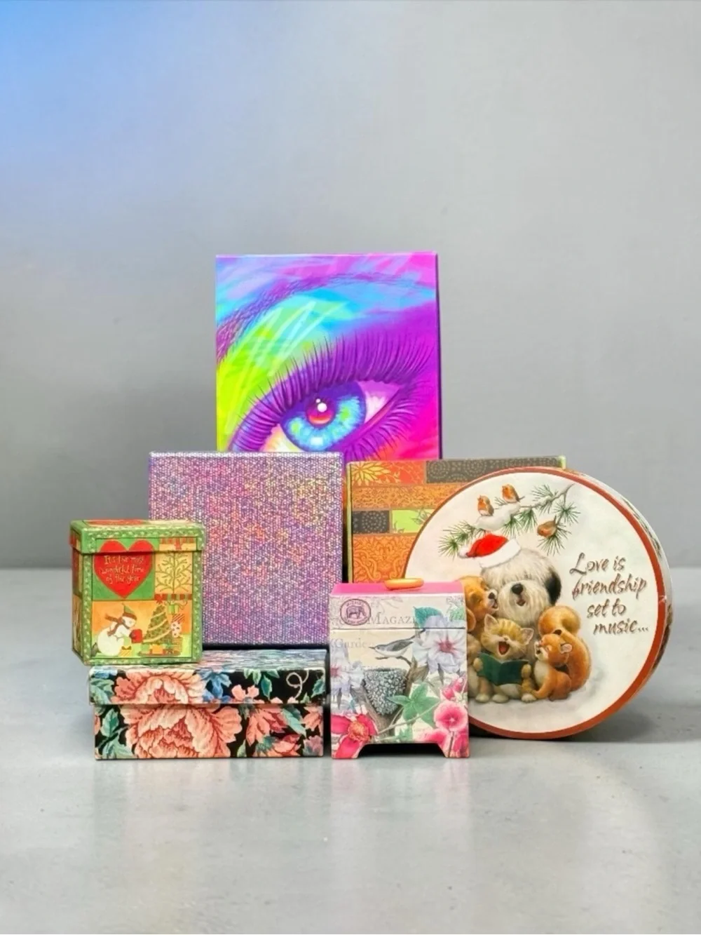 Assortment of Small Decorative Boxes